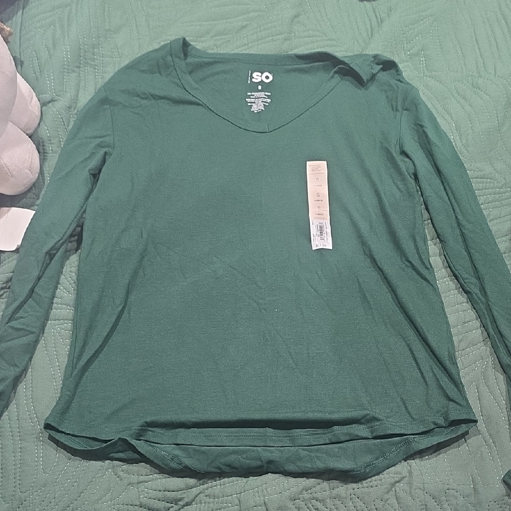 SO Women's Teal Long Sleeve Tee
